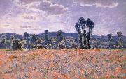 Claude Monet Poppy Field in Bloom Sweden oil painting artist
